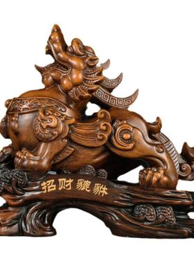 树脂祝福中式貔貅工艺品摆件