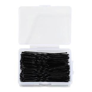 简约丸子头发圈头绳女生扎头发皮筋收纳盒u型发夹盘发不掉漆发卡