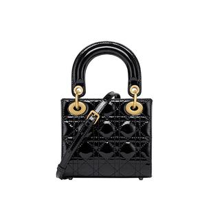 Cnoles蔻一包包新款小众轻奢菱格包女士手提包戴妃包小香风斜挎包