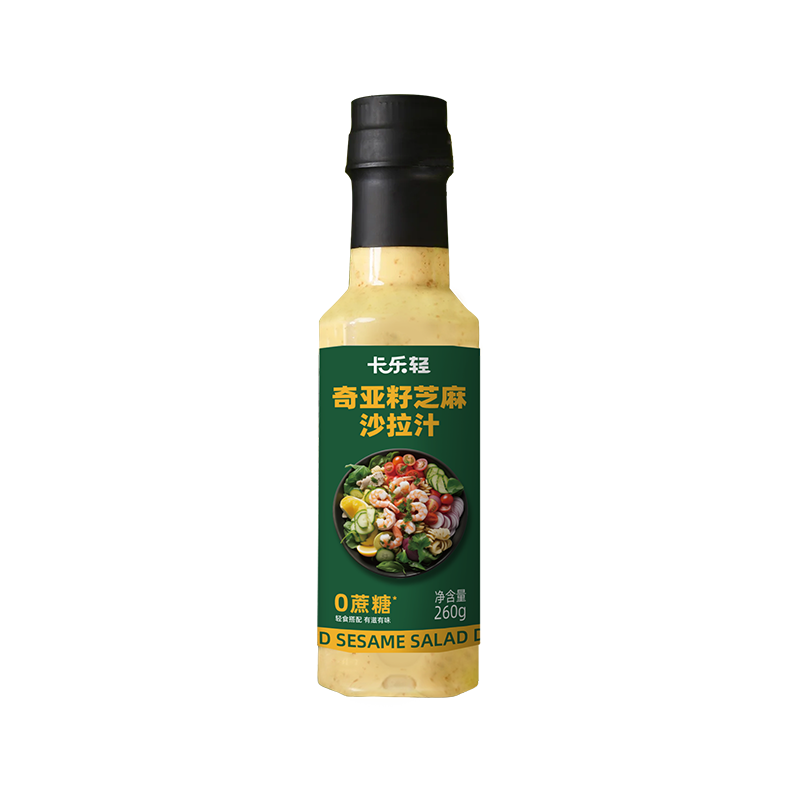 卡乐轻沙拉酱0蔗糖轻食伴侣
