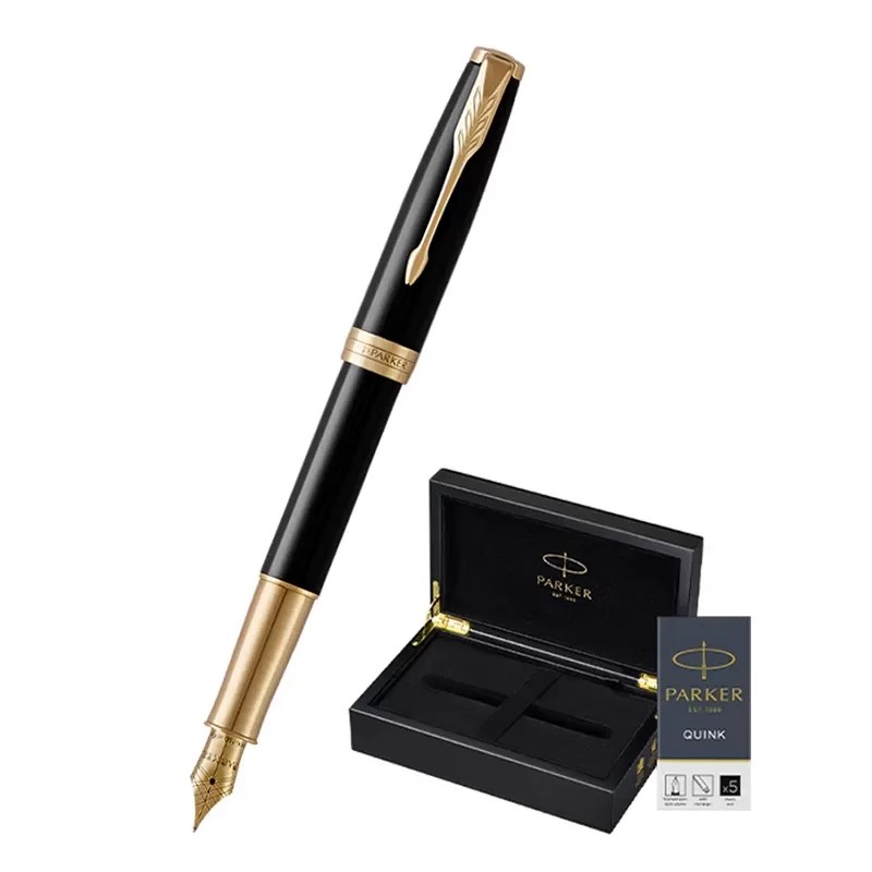 【毕业礼物】PARKER/派克卓尔18K金尖墨水笔精致经典木盒送男士礼物伴手礼高端商务送礼办公书写钢笔