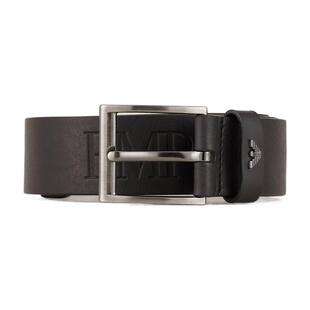 【情人节礼物】EMPORIO ARMANI/阿玛尼春夏男牛皮革针扣腰带皮带