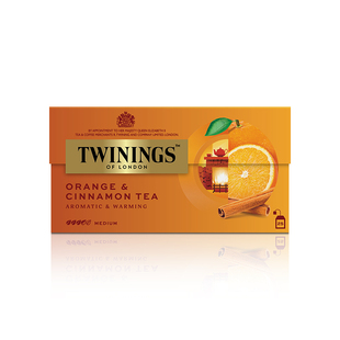 twinings英国川宁柑桔肉桂果香红茶茶包进口柑橘果茶热红酒风味茶