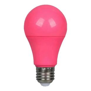 LED彩色5W蓝紫色绿红色黄色E27螺口户外节能灯笼灯泡照明室内装饰