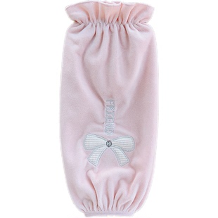 长款毛绒袖套羽绒服套袖女款秋冬季韩版百搭棉衣护袖防污防脏袖头