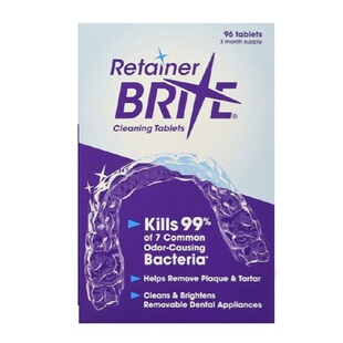 Retainer Brite美国清洁片隐形牙套正畸保持器隐适美消毒泡腾片