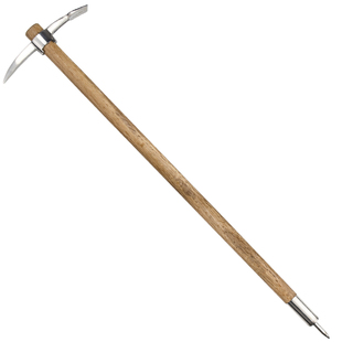 不锈钢小洋镐户外登山纯钢垂钓鱼挖树根羊镐锄头小镐头冰镐十字镐