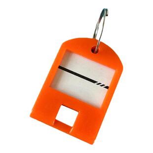 不锈钢加厚钥匙盘圆盘酒店房间分类带可标记牌房东钥匙串收纳神器