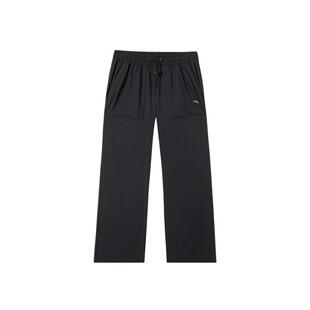 安踏自由裤丨冰丝窄版阔腿裤防晒女士春夏季宽松直筒裤运动长裤