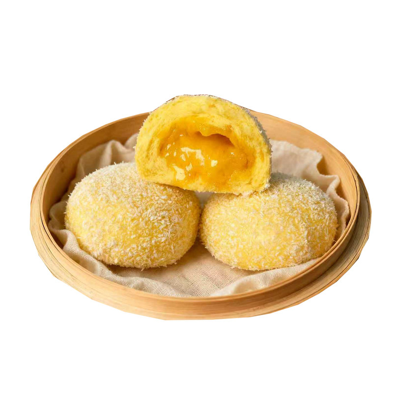 吕禄广式雪花流沙包加热食早餐