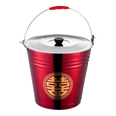 结婚子孙桶红色喜桶新娘陪嫁婚庆