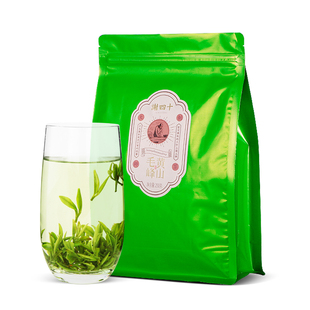 黄山毛峰绿茶明前茶老谢2号250g散装茶袋装
