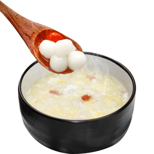 虞三胖宁波小圆子小汤圆传统糯米元宵无馅小丸子甜品原料500g