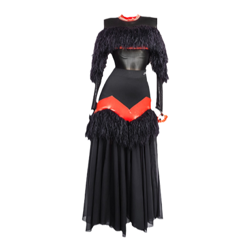 又见梵羽摩登舞服连体衣半身裙