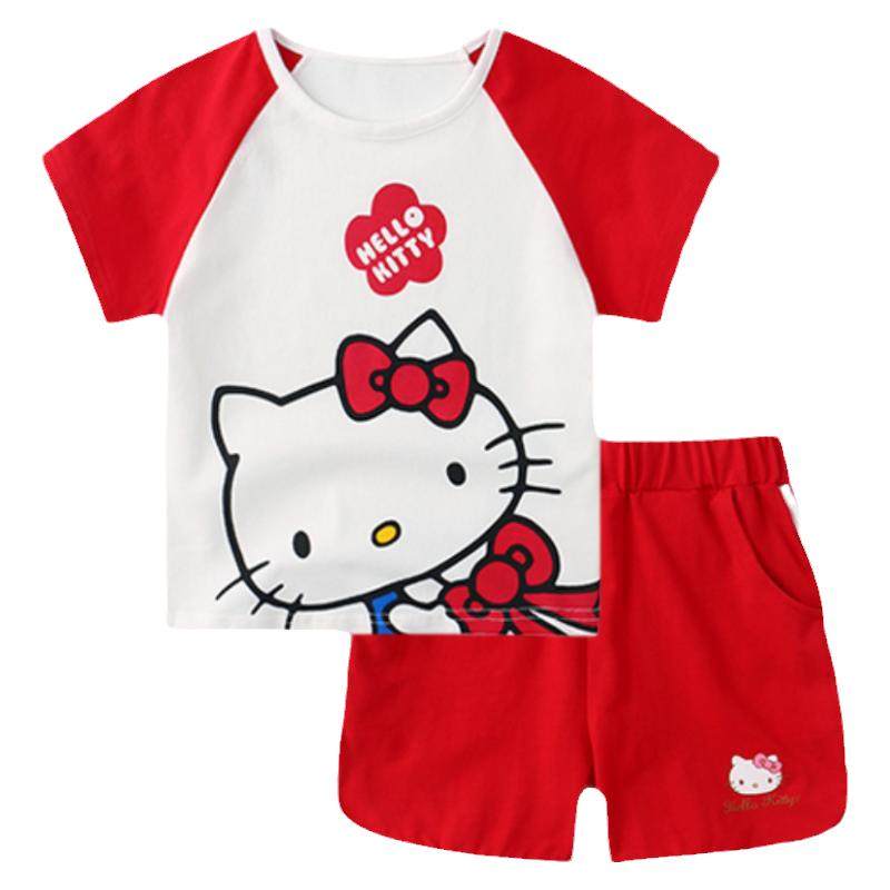 HELLOKITTY童装夏季短袖圆领