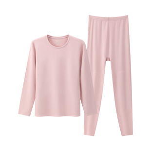 三枪暖芯绒保暖内衣男吸湿发热羊毛羊绒蚕丝加厚抗静电秋衣秋裤女