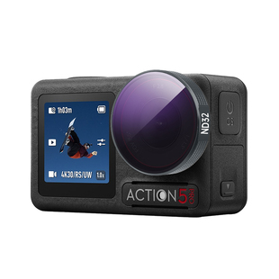 米丢适用DJI大疆action4/大疆action5pro可调节滤镜运动相机CPL偏振镜ND8/16/32减光镜action5微距镜uv滤镜