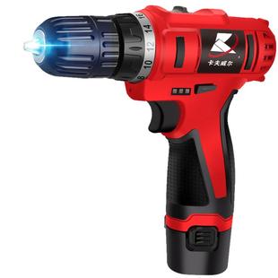 卡夫威尔电钻工具套装家用工具箱无刷维修组合全套日常水电工木工