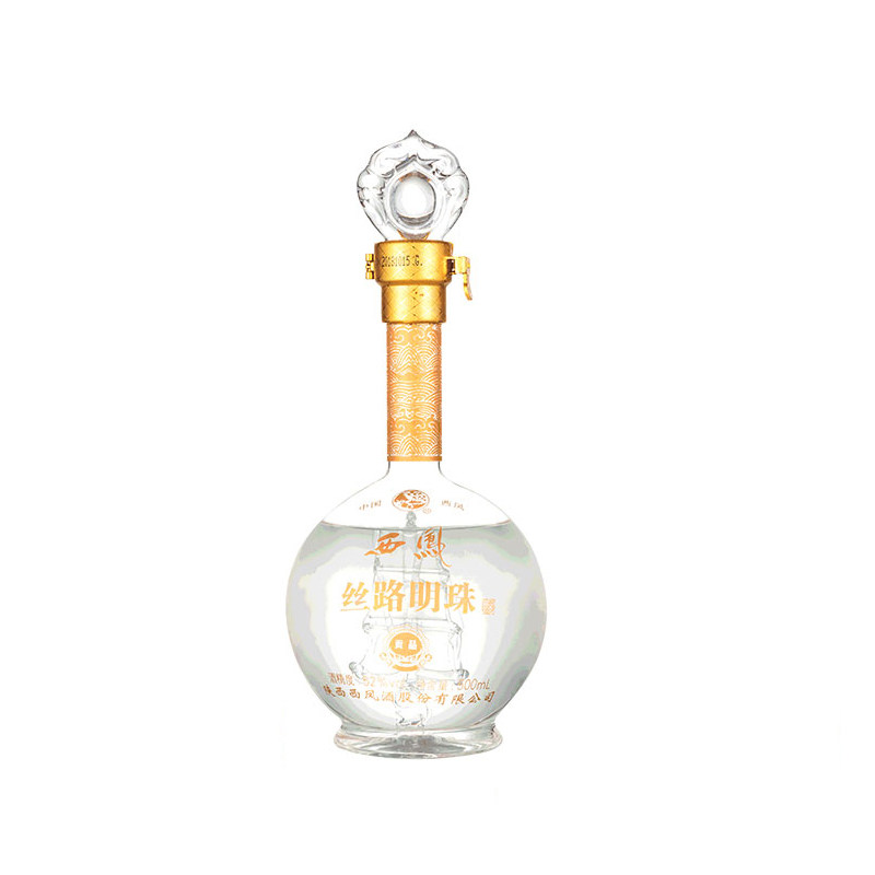 西凤酒丝路明珠贡品西风白酒两瓶