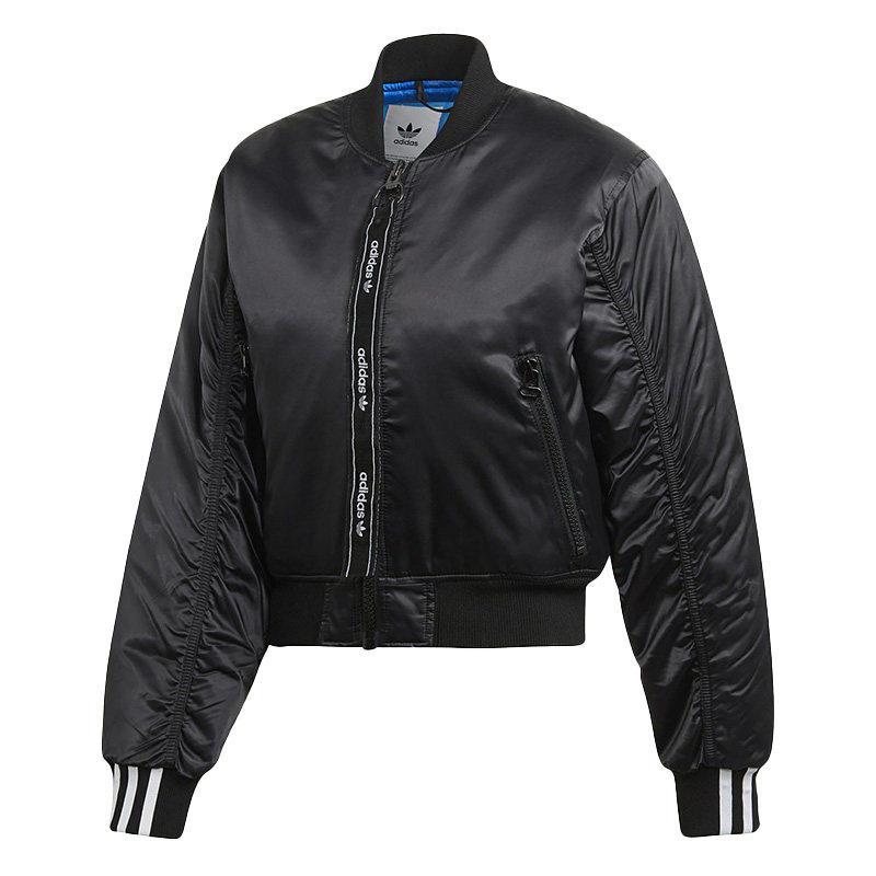 Adidas/阿迪达斯正品三叶草 CROPPED BOMBER 女装冬季棉服ED7630