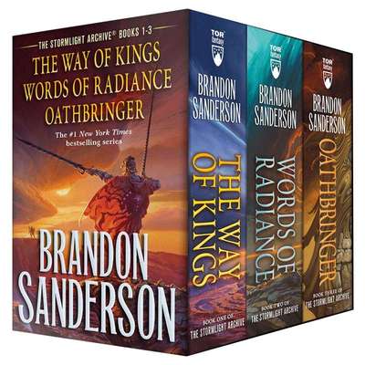 飓光志3册 Stormlight Archive MM Boxed Set I Books The Way of Kings Words of 英文原版小说 Brandon Sanderson