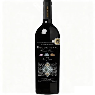 【假一赔十】法国原瓶进口西拉-赤霞珠葡萄酒1.5L黑标限量版红酒