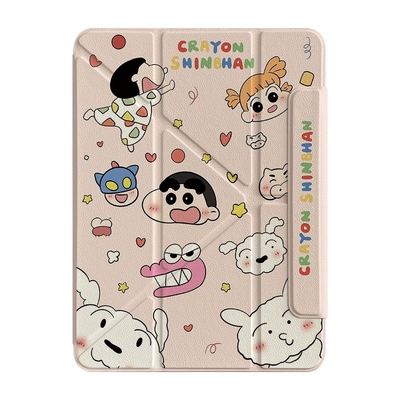 涂鸦动漫小新适用苹果平板壳