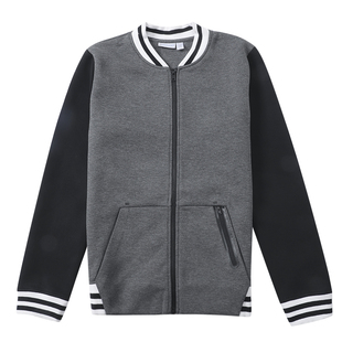 ENERGETICS灰色棒球服外套女冬季新款跑步运动服休闲宽松立领夹克