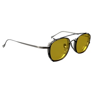 本万年龟纯钛设计师复古经典款大脸带夹片墨镜男偏光开车太阳镜女