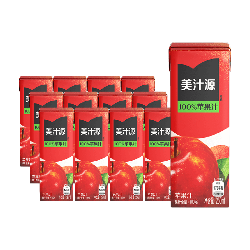 可口可乐「美汁源」100%苹果汁