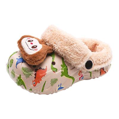 拉布布儿童棉拖鞋防滑软底保暖