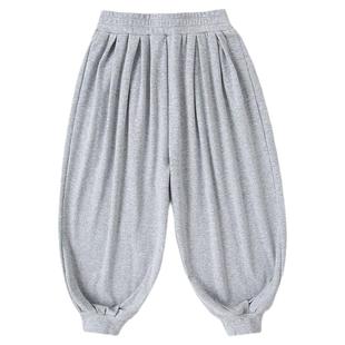 嘟嘟家儿童裤子春秋女童灯笼裤宽松休闲裤宝宝运动裤春季新款长裤