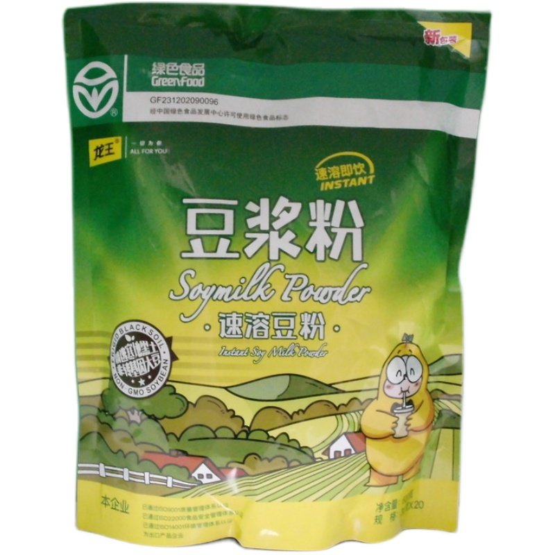 龙王甜味豆浆粉600g速溶冲饮