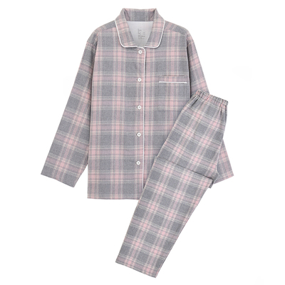 原单法兰绒纯棉情侣柔软亲肤睡衣