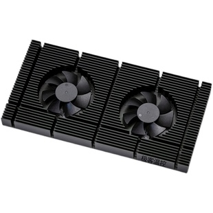 GK6显卡散背板热器RTX3090背板散热 风扇显存降温3080/3070散热器