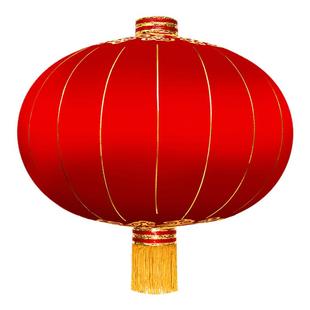 欢度佳节灯笼大门绸布铁口大型户外防水防晒新年大红欢度春节灯笼