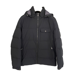 报喜鸟黑色羽绒服男短款白鸭绒男款秋冬男式男装冬季外套正品上衣