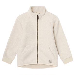 68Z  丹麦miniature FW24宝宝纯色摇粒绒长袖外套裤子