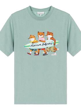 MAISONKITSUNE24男士短袖T恤