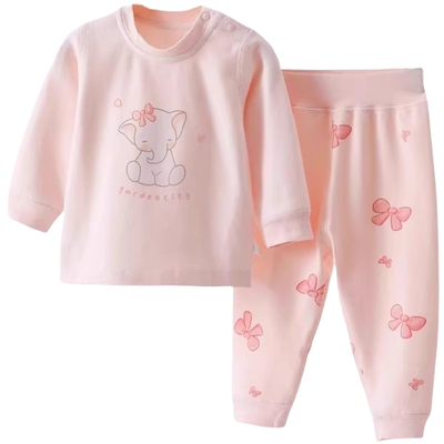 婴儿秋衣秋裤套装秋冬打底