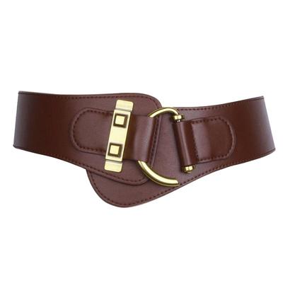 ins羽绒服大衣松紧弹力宽腰带