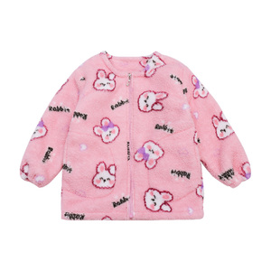 新款秋冬儿童松糕绒罩衣外穿洋气拉链保护羽绒服护衣宝宝吃饭围衣