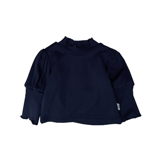 女童冬季打底衫套装女宝宝洋气加厚保暖针织衫上衣婴儿加绒休闲裤