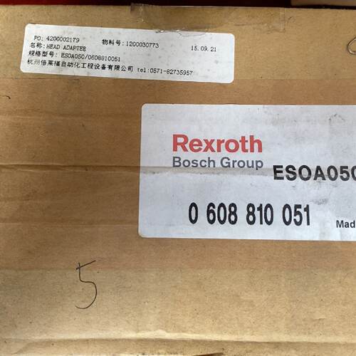 询Rexroth力士乐ES0A050 0608810 051全