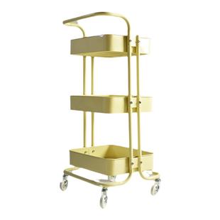 妙HOME小推车厨房落地多层移动书架RASKOG拉斯克带轮收纳置物架