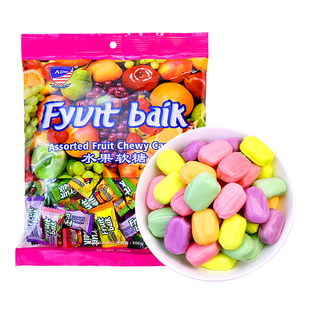 正宗马来西亚风味ADM水果软糖瑞士糖混合年货结婚喜糖糖果小零食