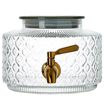 玻璃冰箱冷水壶带龙头