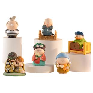 大美术馆 大艺术家系列盲盒戴珍珠耳环少女摆件梵高手办生日礼物