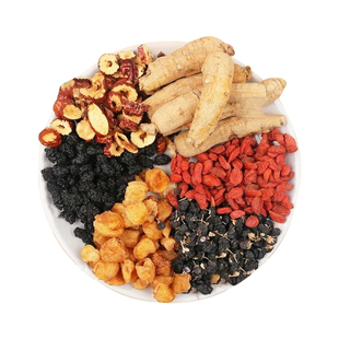 桑葚枸杞桂圆茶人参红枣黑红枸杞桑椹男肾补精泡水喝的养生茶茶包