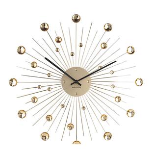 荷兰KARLSSON旭日阳光挂钟50cm大时钟进口客厅创意设计钟表墙饰